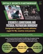 Poster re upcoming S&C and Physical Preparation workshop for girls