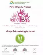 Period Dignity flyer (p1) - please take what you need