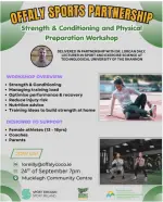 Poster advertising S&C, and physical conditioning workshop for females, Part 2