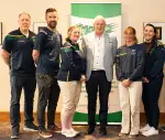 Staff of Offaly Sports Partnership. Pictured left to right David Mc Caffrey, Liam O Reilly, Olivia Murphy, Eamonn Henry, Denise Coghill & Jean Brady