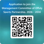 QR Code for Application to join the Management Committee of Offaly Sports Partnership, 2026 - 2030