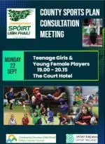Co Offaly Sports Plan - girls consultation session