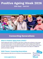 Poster advertising Positive Ageing Week 2026