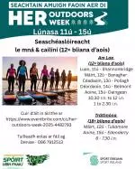 HER Outdoors Week - stand up paddling boarding session detailsHER Outdoors Week - stand up paddling boarding session details (Irish)