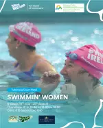 Poster for Swim Ireland & Offaly Sports Partnership Swimmin Women programme, Tullamore - dates and booking details